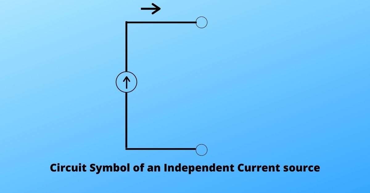 Circuit Symbol of an Independent Current source
