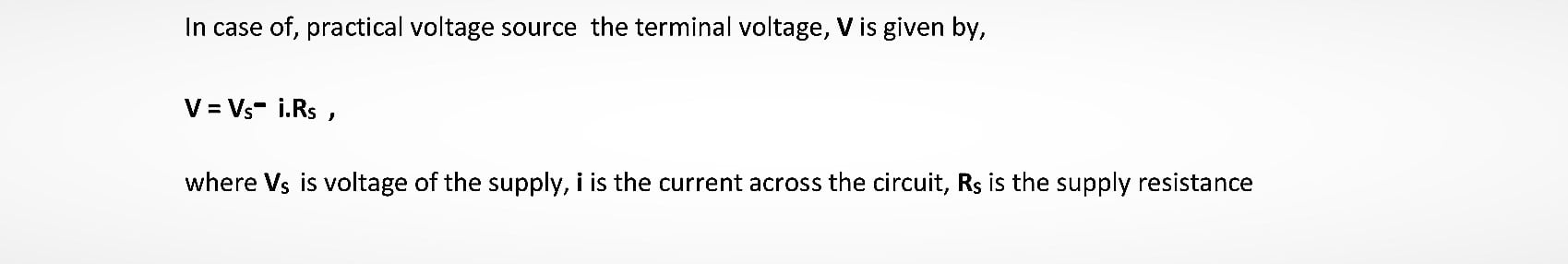 terminal voltage