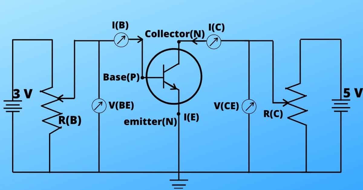 npn transistor Circuit diagram